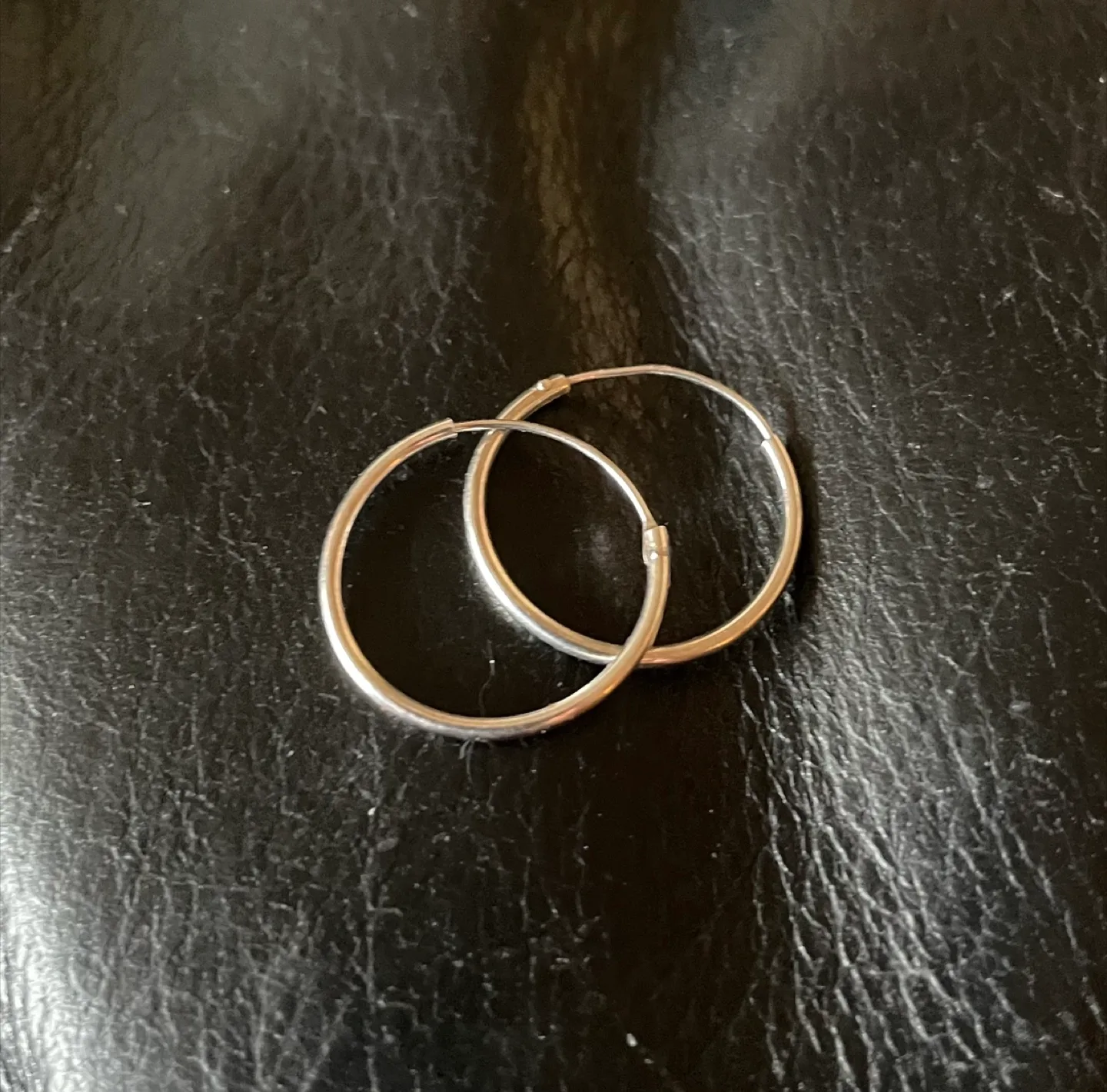 Silver Hoop Earrings thumbnail