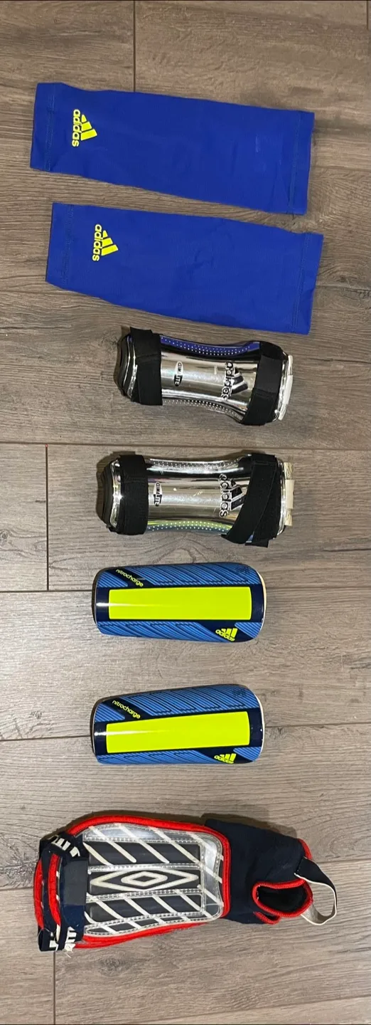 Adidas & Umbro Soccer Shin Guards thumbnail