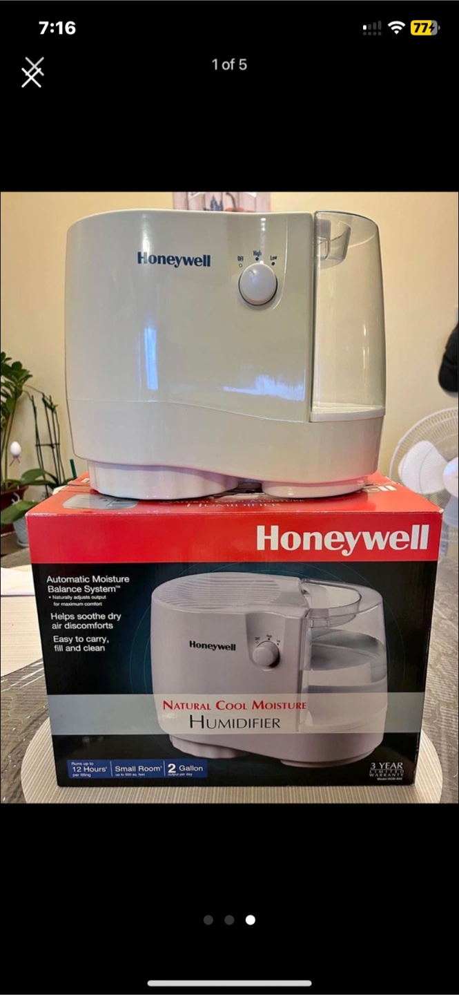 Honeywell Natural Cool Moisture Humidifier - photo 2