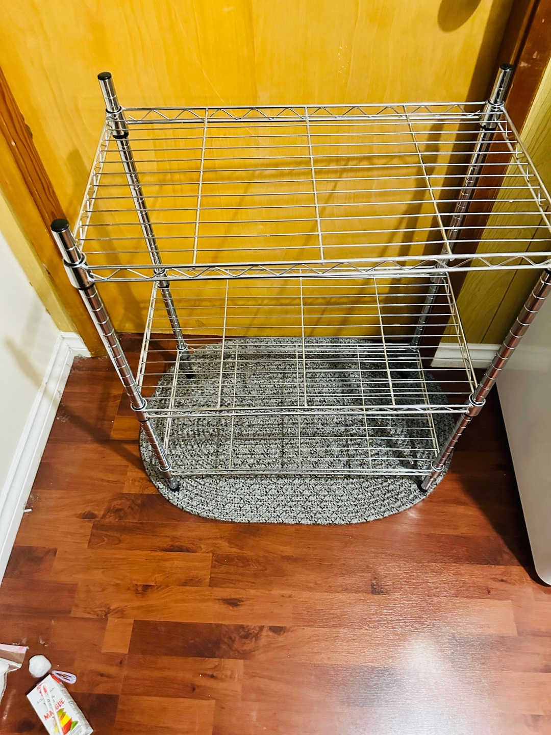 Chrome Wire Shelving Rack