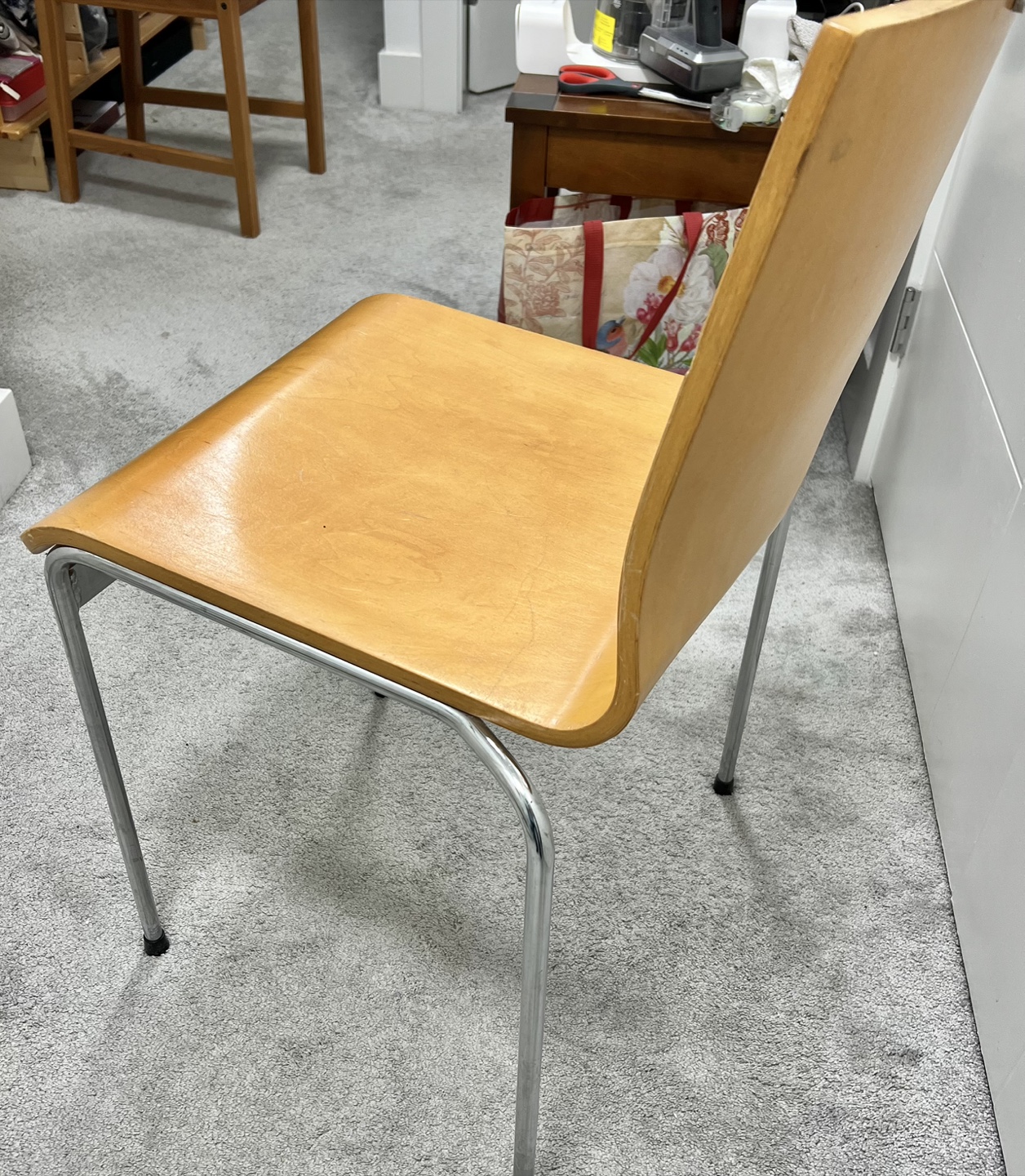 Mid century formed plywood accent chair - photo 2
