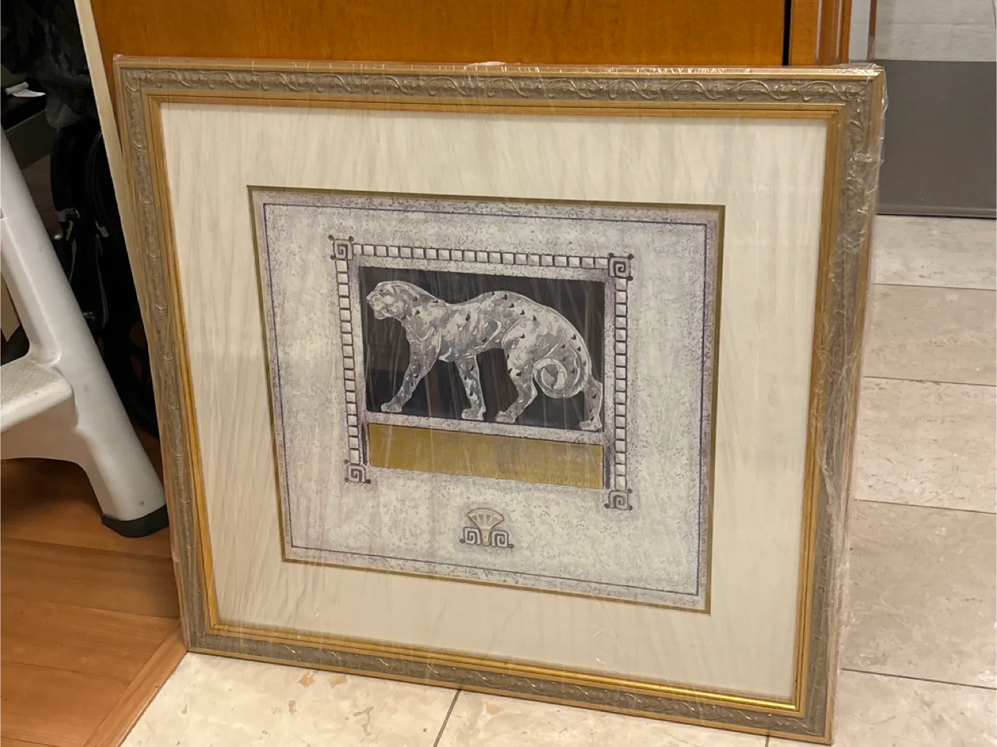 Framed Art Print - Leopard thumbnail