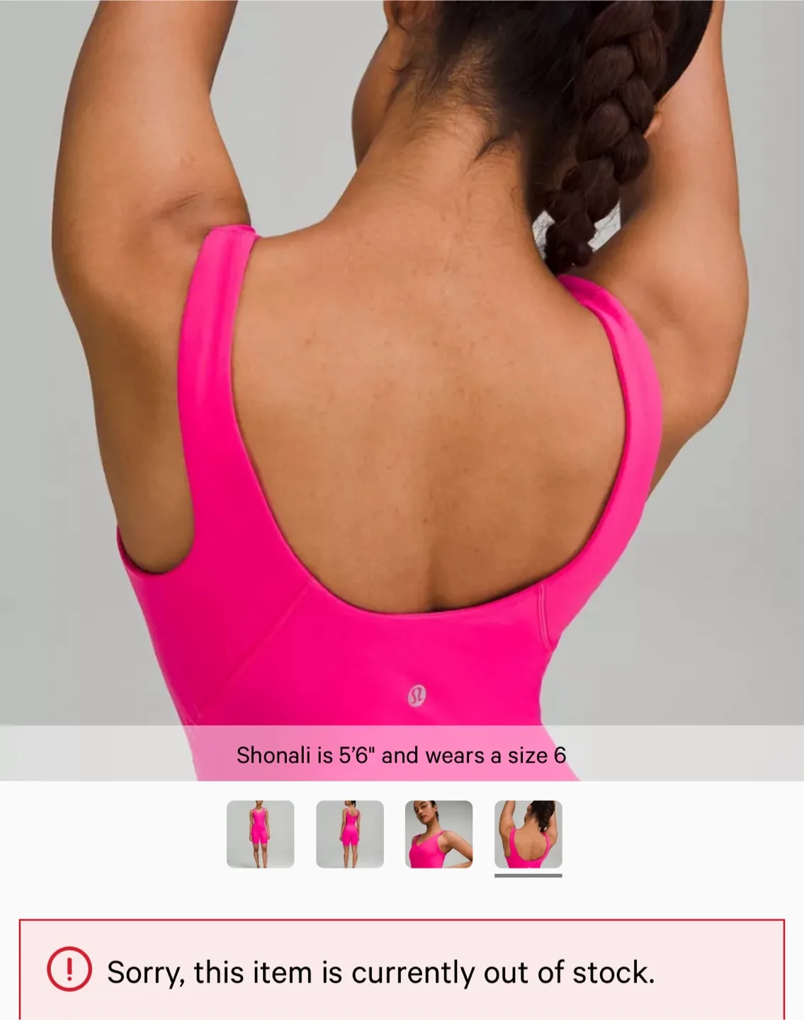 Lululemon Align Bodysuit Romper - Size 4 image indicator(5)