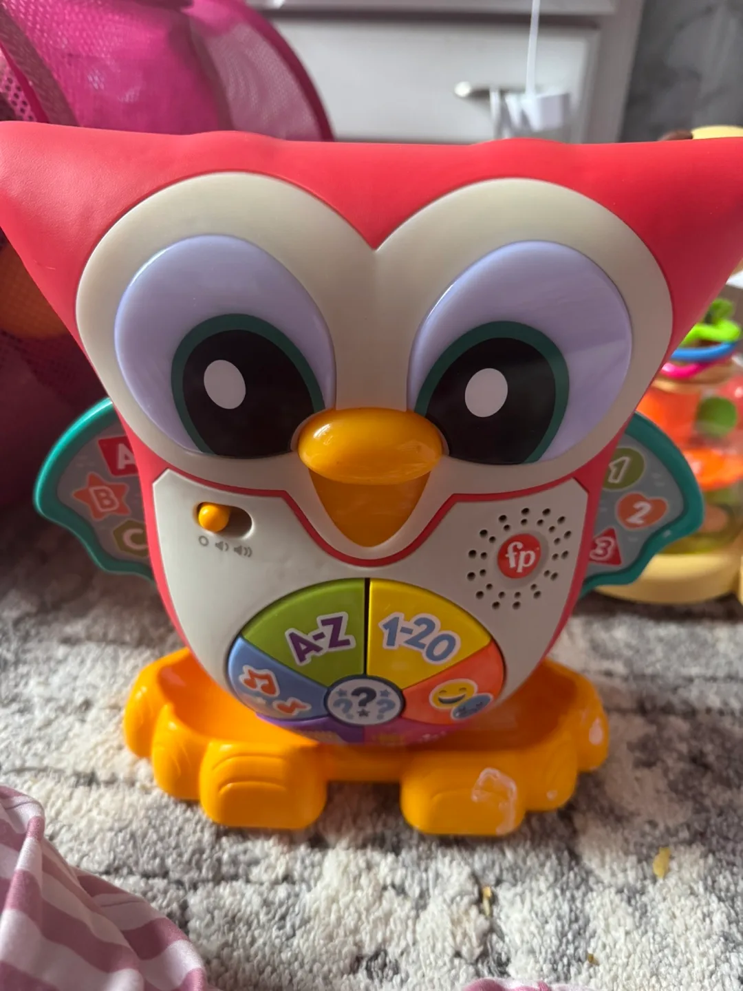 Fisher-Price Laugh & Learn Let's Connect Owl #freecycle thumbnail
