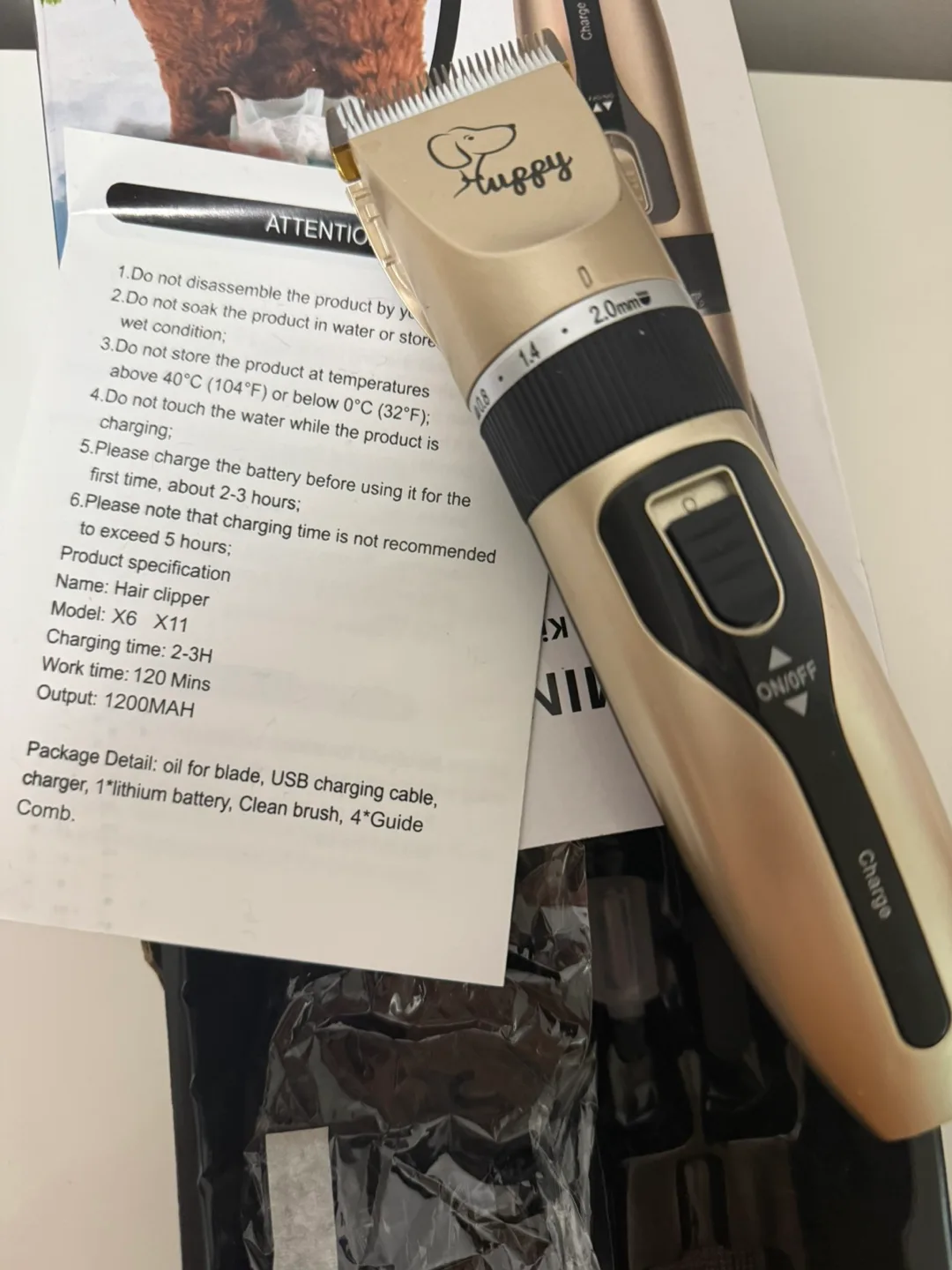 NEW Grooming pet Hair Clipper Kit image indicator(2)