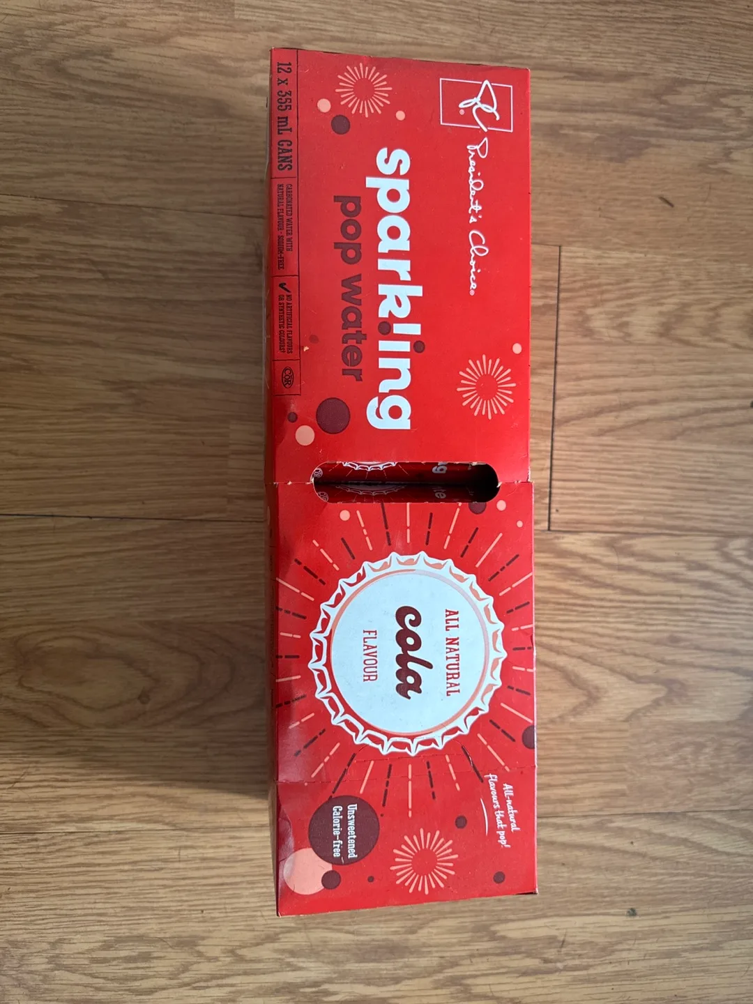 4 Cases of Sparkling Pop Water. thumbnail