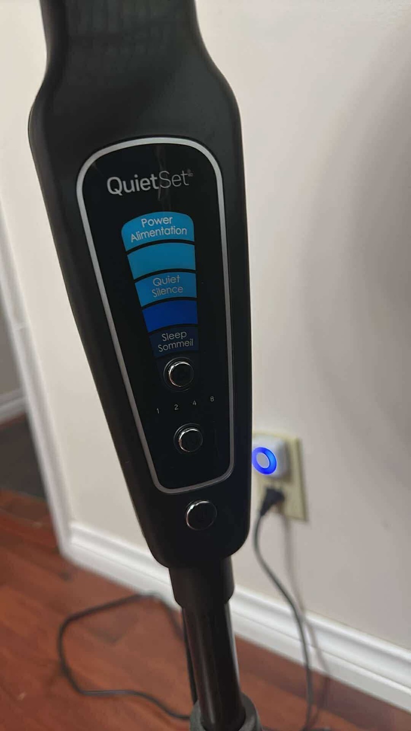 Honeywell QuietSet Black Stand Fan - photo 2