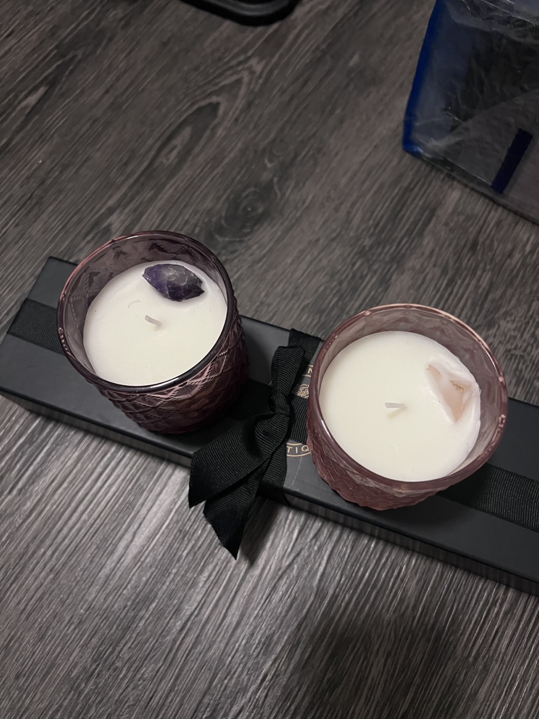 Artisanal Kandel Crystal Infused Candles Set - photo 2