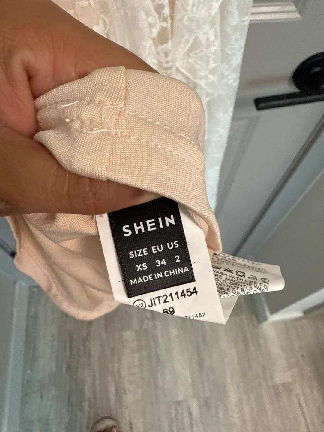 Shein White Lace Dress - Size XS image indicator(5)