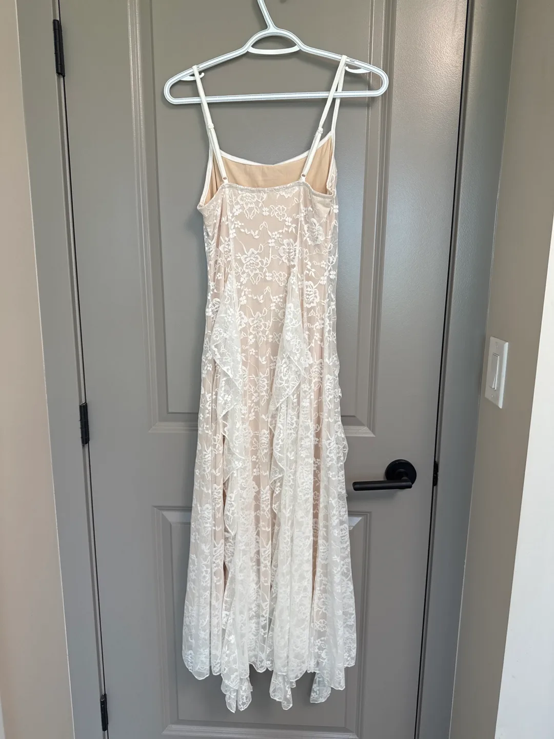 Shein White Lace Dress - Size XS image indicator(4)