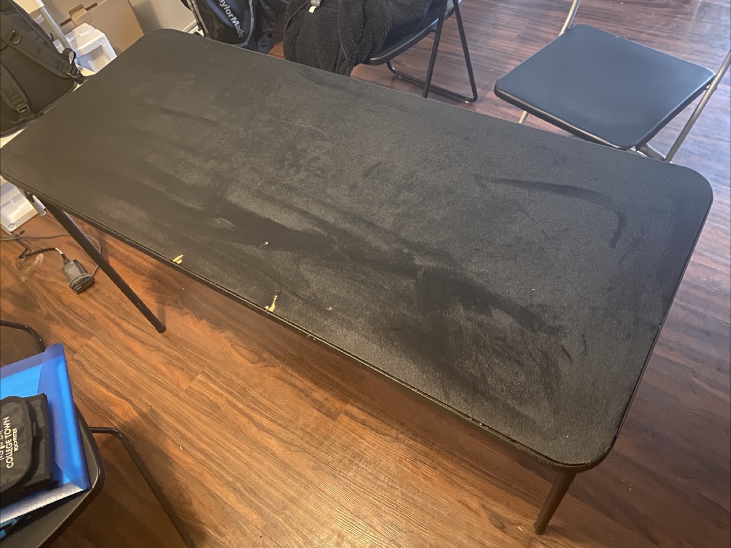 Black Folding Table - photo 2