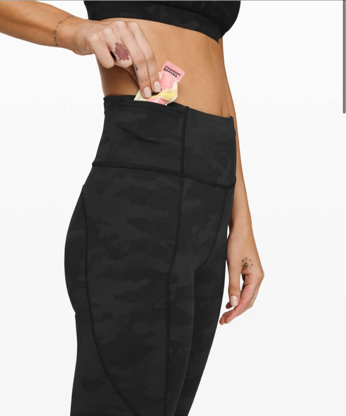 Lululemon Fast and Free Tight 31" *Non-Reflective - size 0 image indicator(3)