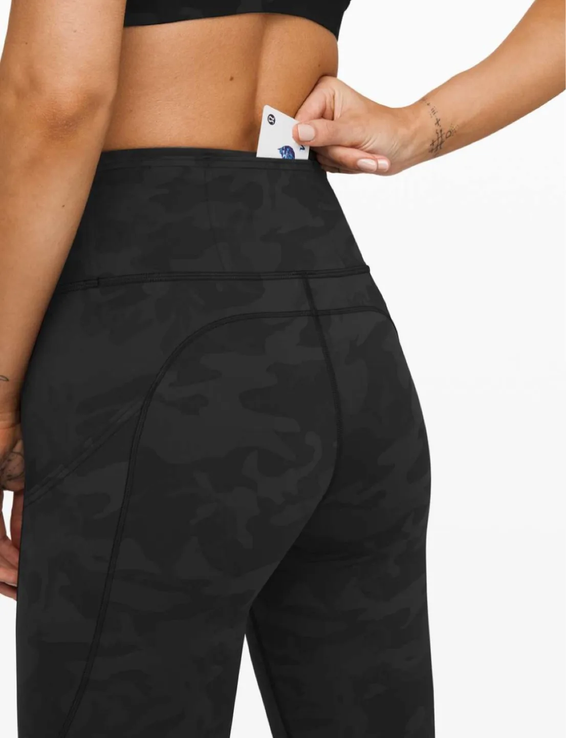 Lululemon Fast and Free Tight 31" *Non-Reflective - size 0 image indicator(4)