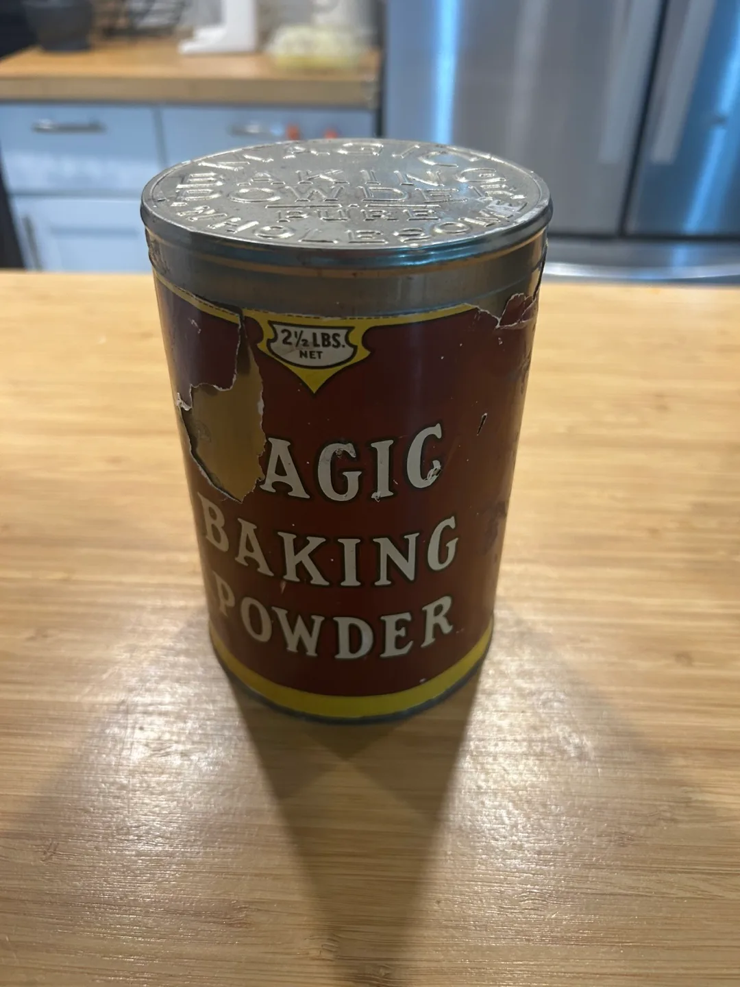 Vintage Magic Baking Powder Tin (2.5 lbs) thumbnail