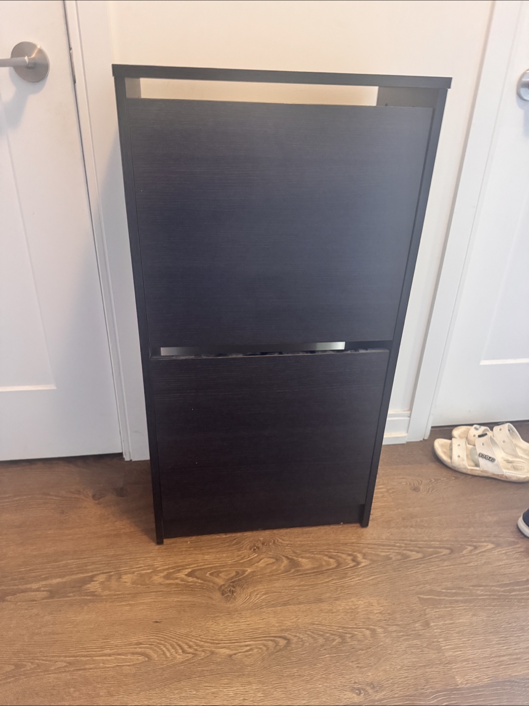 IKEA Hemnes Black-Brown Shoe Cabinet - photo 2