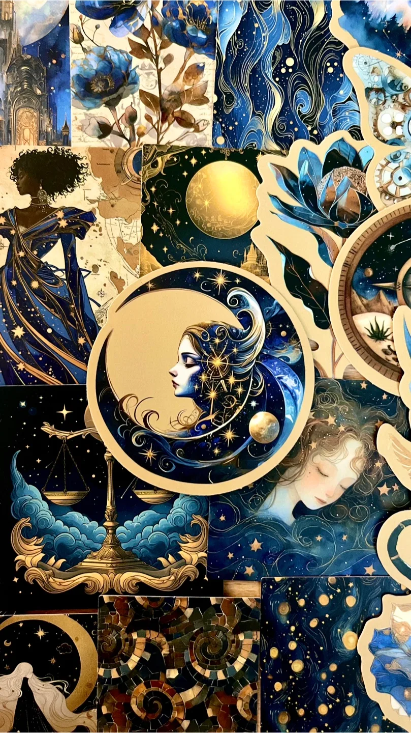 Pack of 50 Celestial Universe Stickers thumbnail