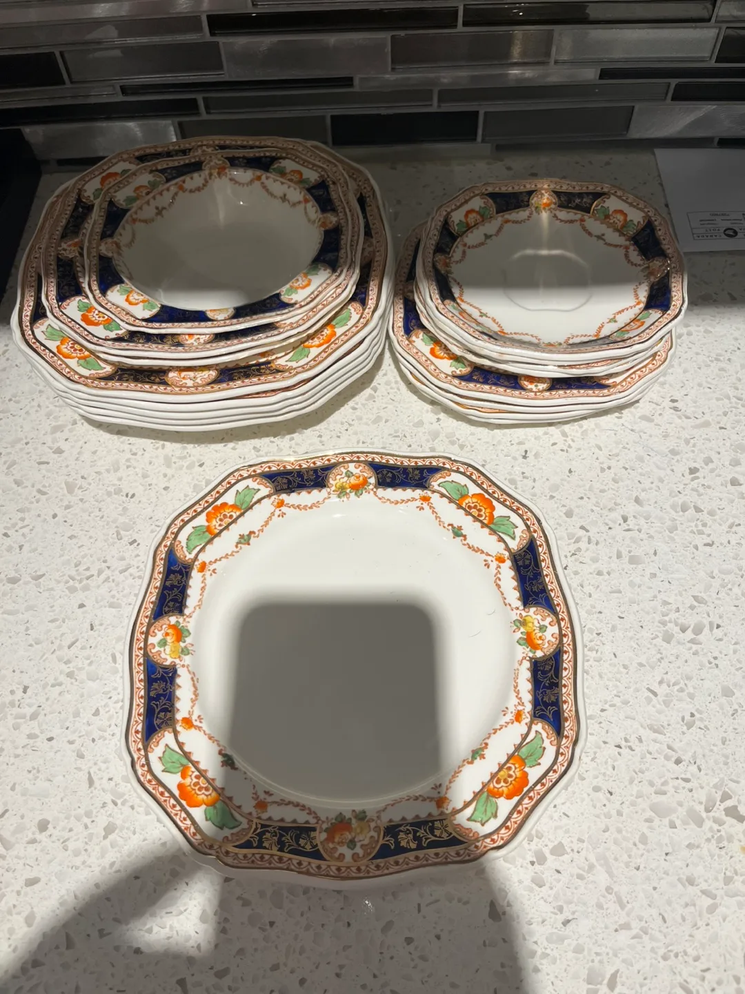 Vintage 1930 Royal Caledonia England Dishes image indicator(7)