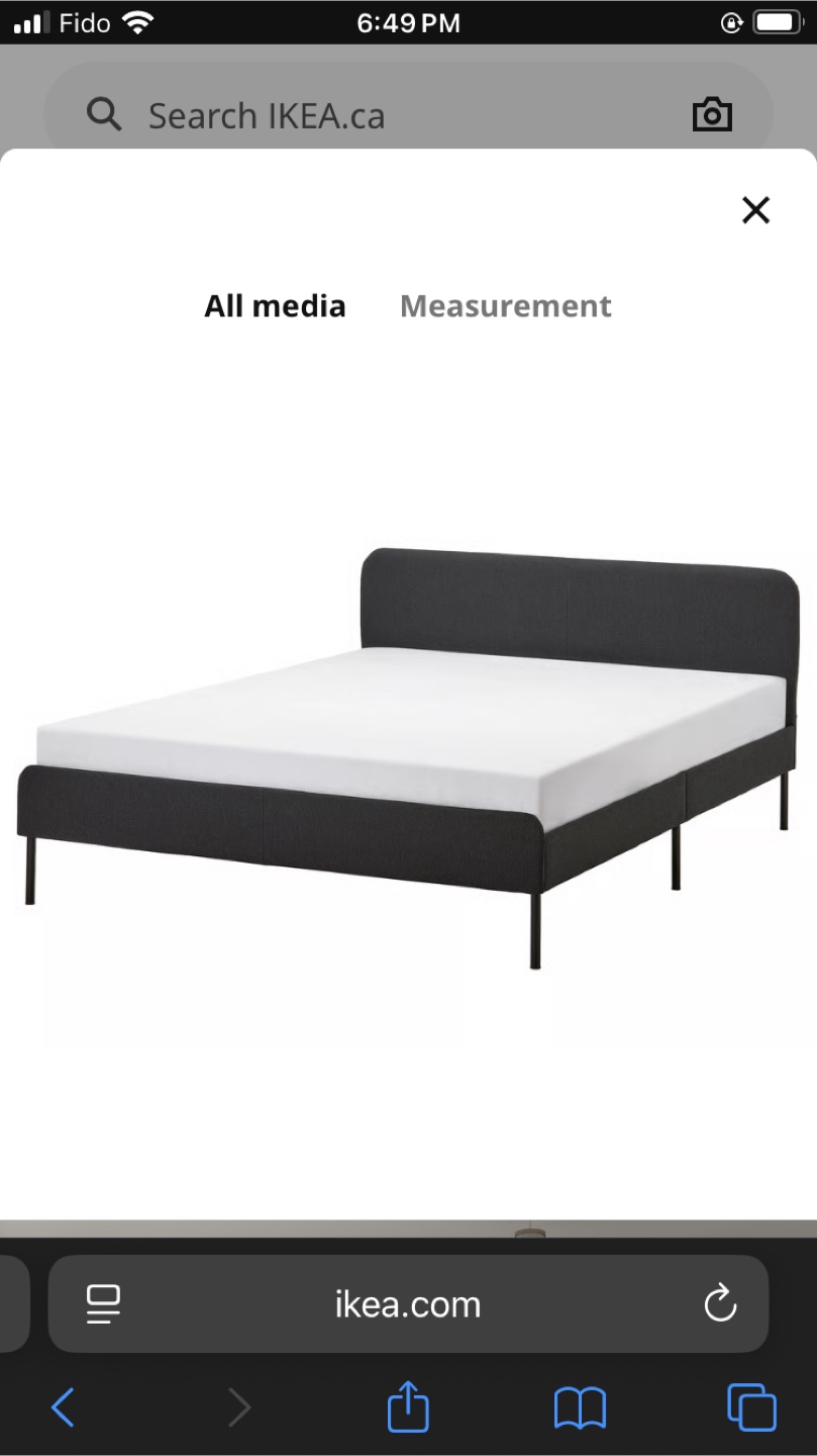 IKEA SLATTUM Bed Frame - Queen Size - photo 4