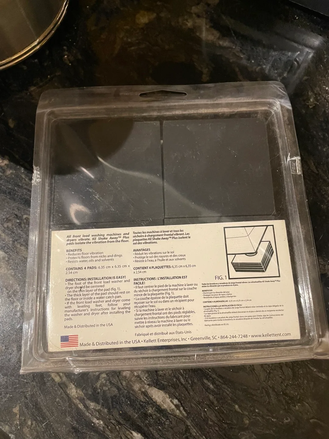 Shake Away Vibration Isolation Pads - 4 Pack image indicator(2)