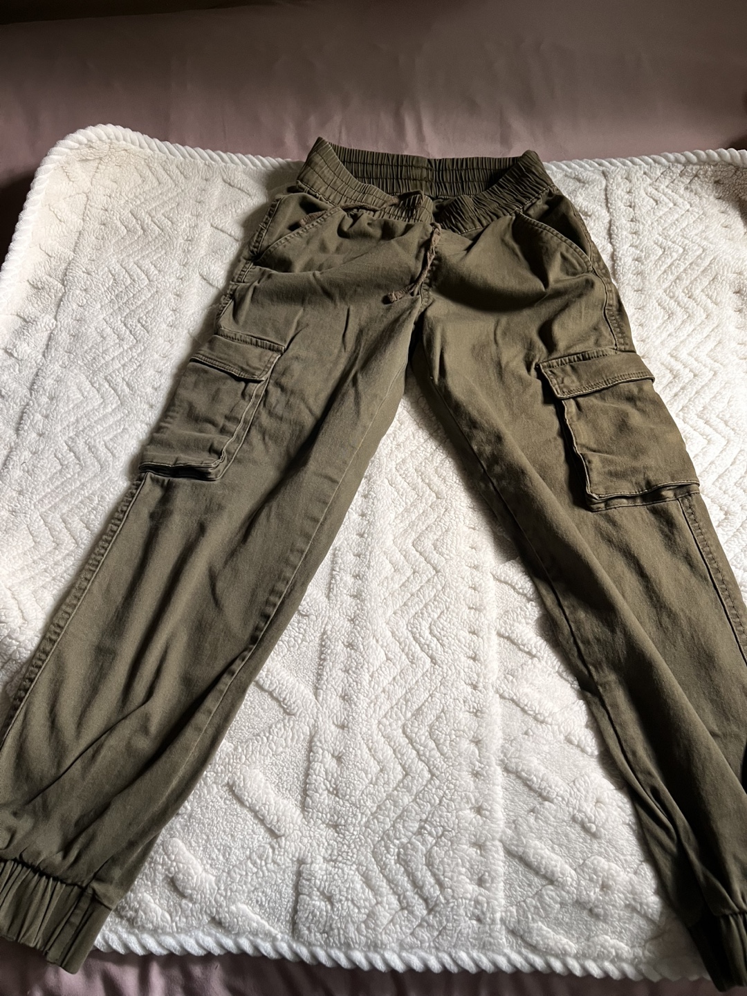 Olive Green Cargo Pants #freecycle - photo 2