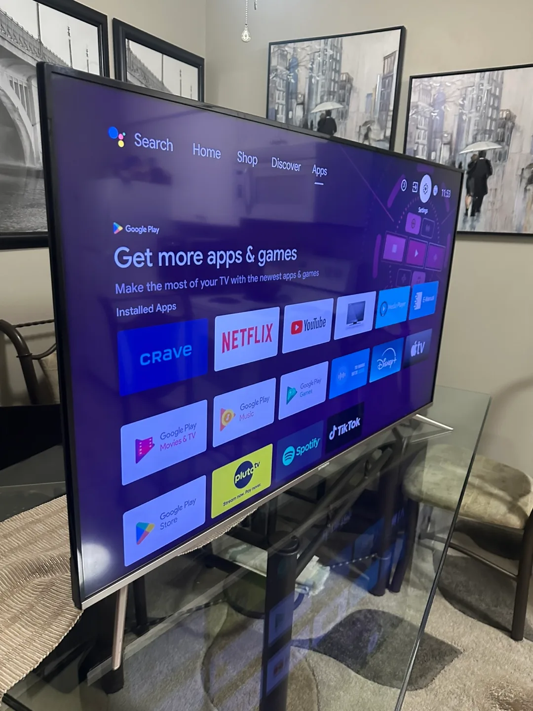 60-Inch Google Android Smart TV – Like New! thumbnail