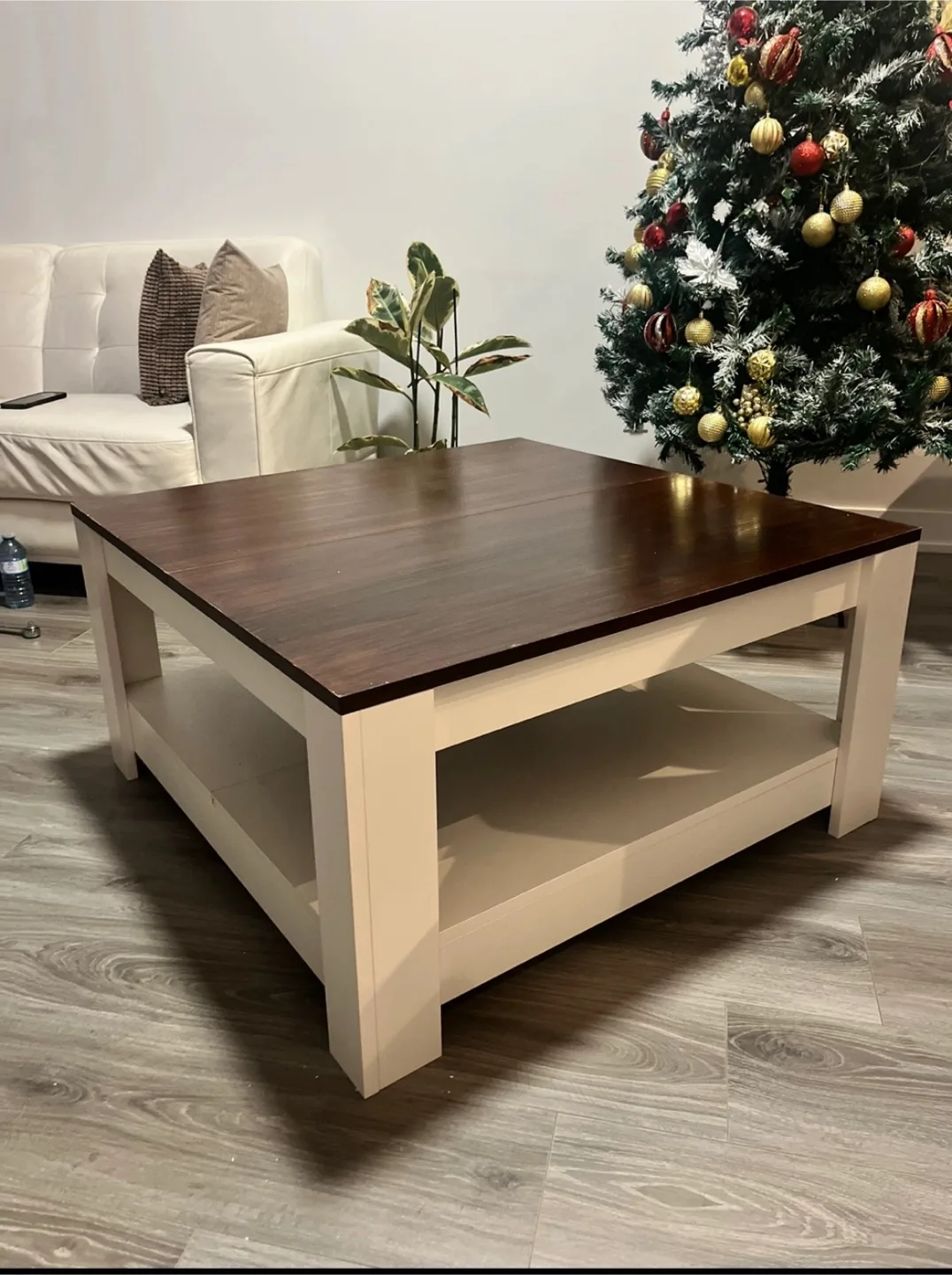 Brown & Beige Coffee Table thumbnail