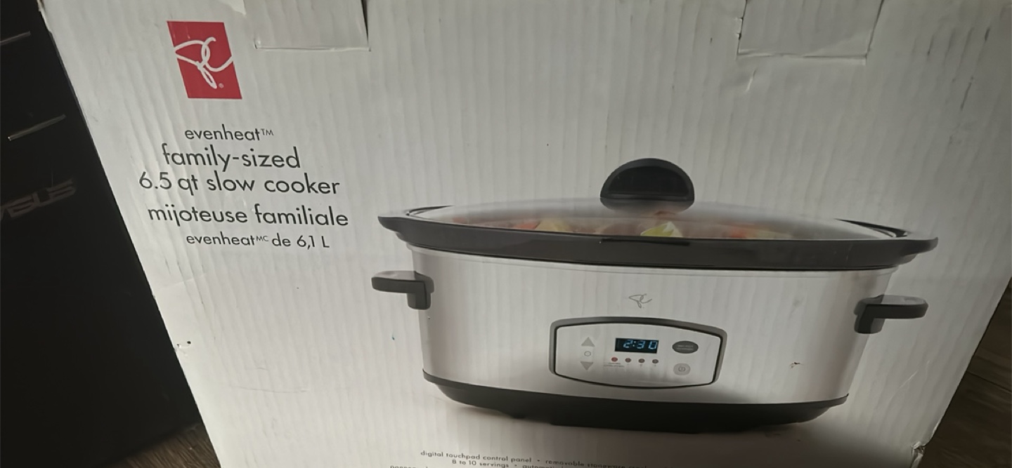 PC evenheat 6.5 qt slow cooker