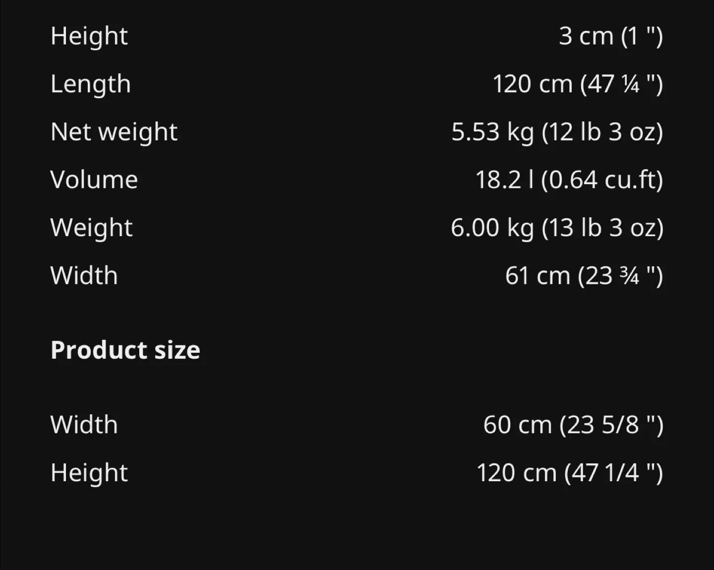 IKEA LINDBYN Mirror – 120x60 cm image indicator(4)