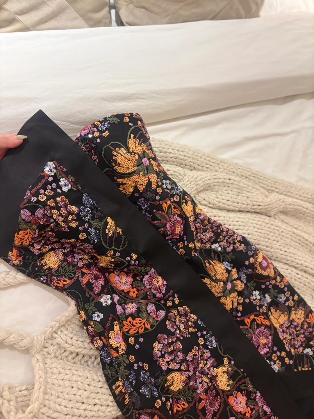 Rengin Floral Embroidered Dress Size 38 thumbnail
