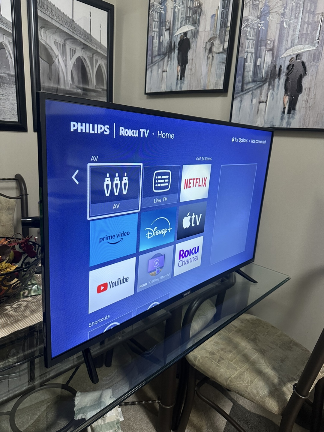 43-Inch Roku Smart TV – Like New!