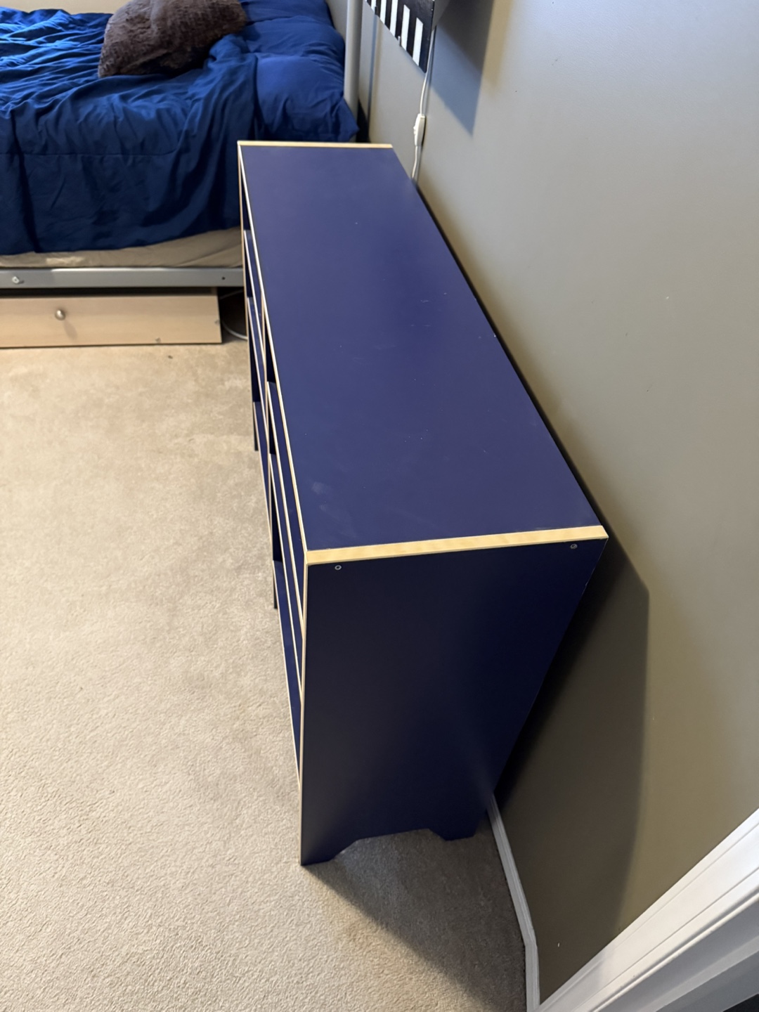 Blue Shelf Unit - Great Condition! - photo 2