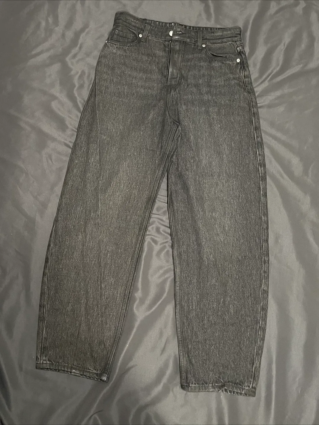 &Denim Barrel Loose Fit High Waist Jeans - Size 36 thumbnail