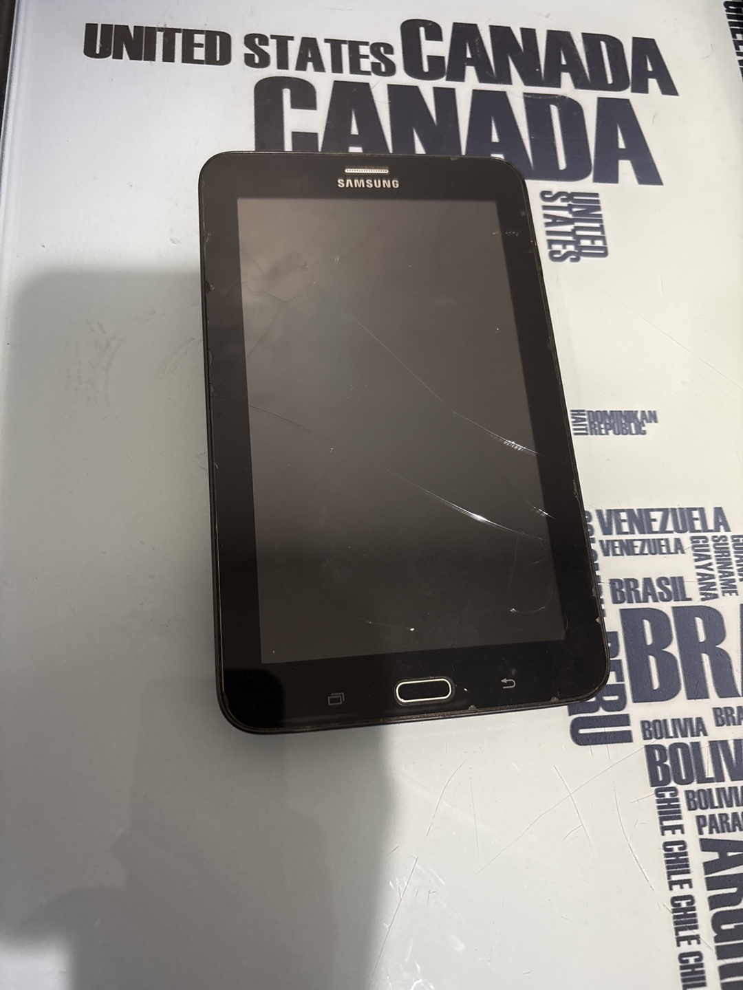 Samsung Tablet - Cracked Screen