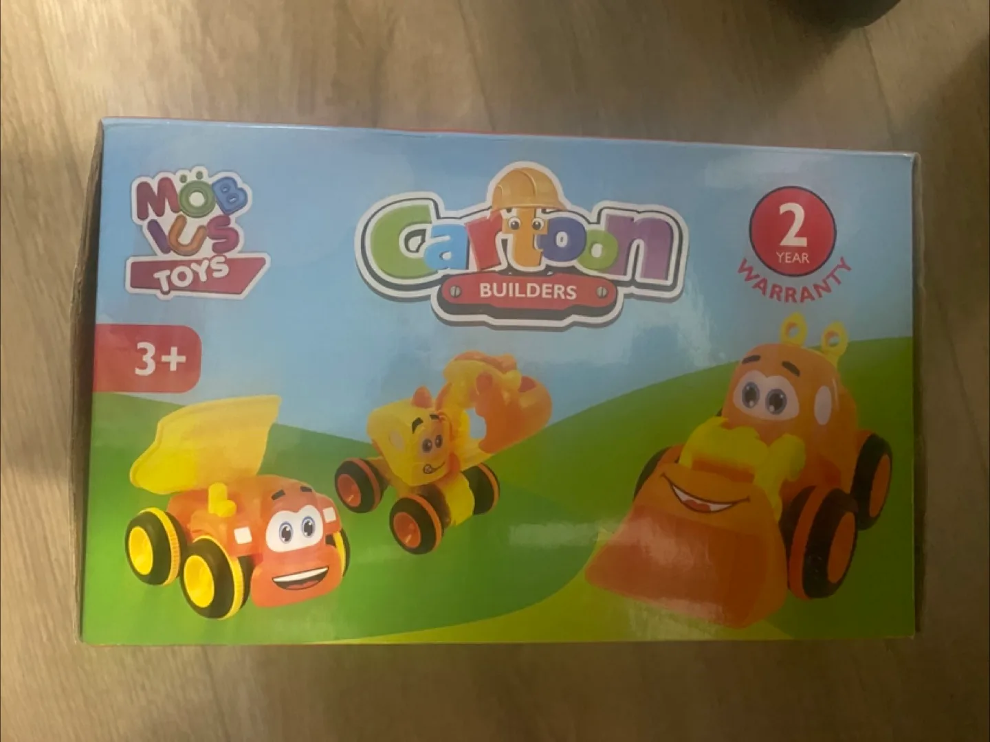Cartoon Builders Push & Go Construction Playset - New thumbnail