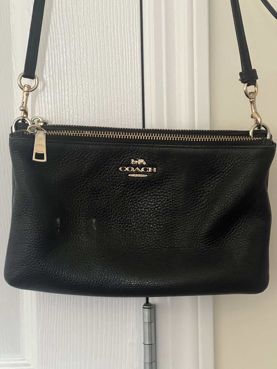 Coach Black Leather Crossbody Bag - photo 2