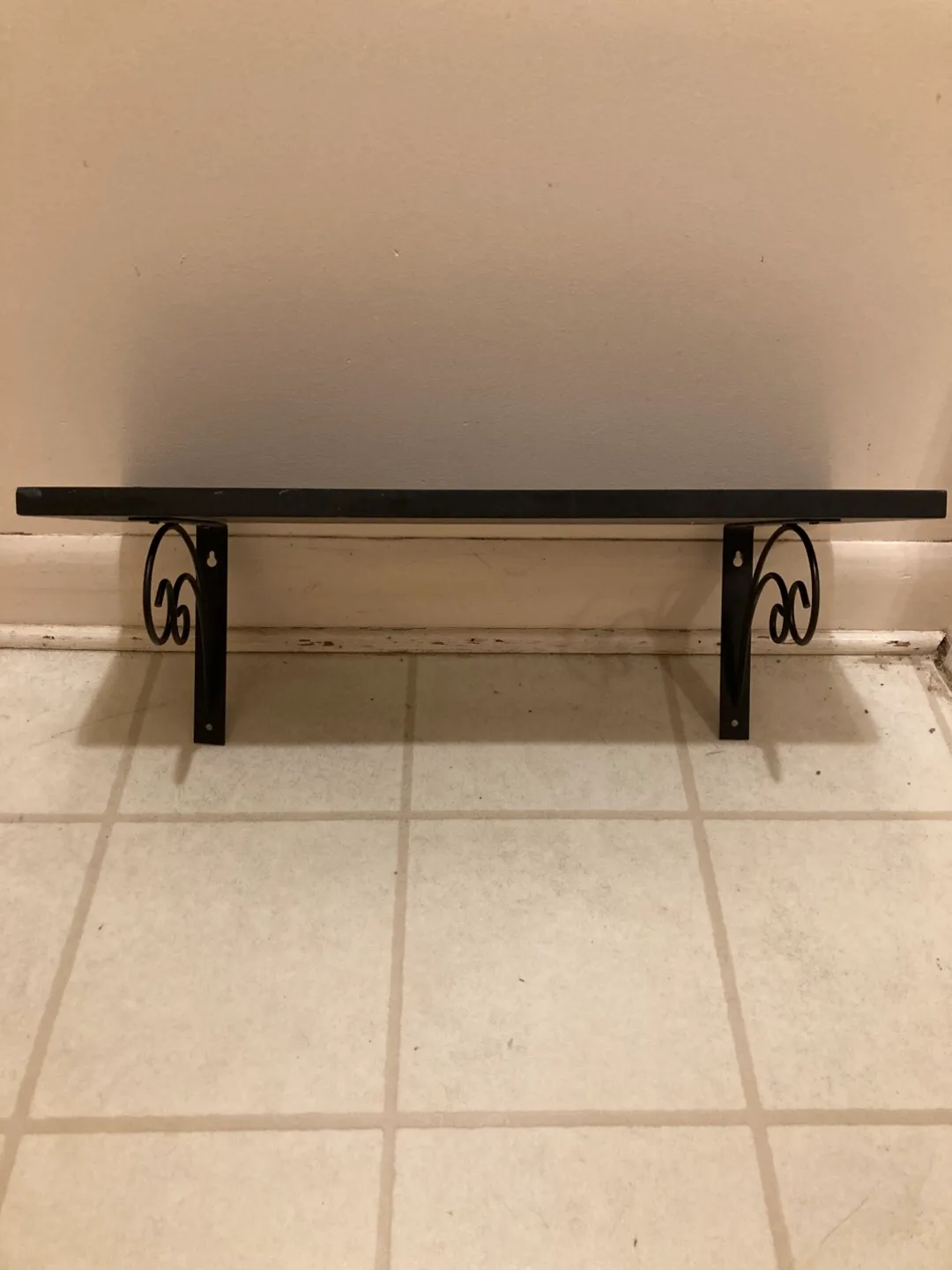 2 Black Wall Shelf thumbnail