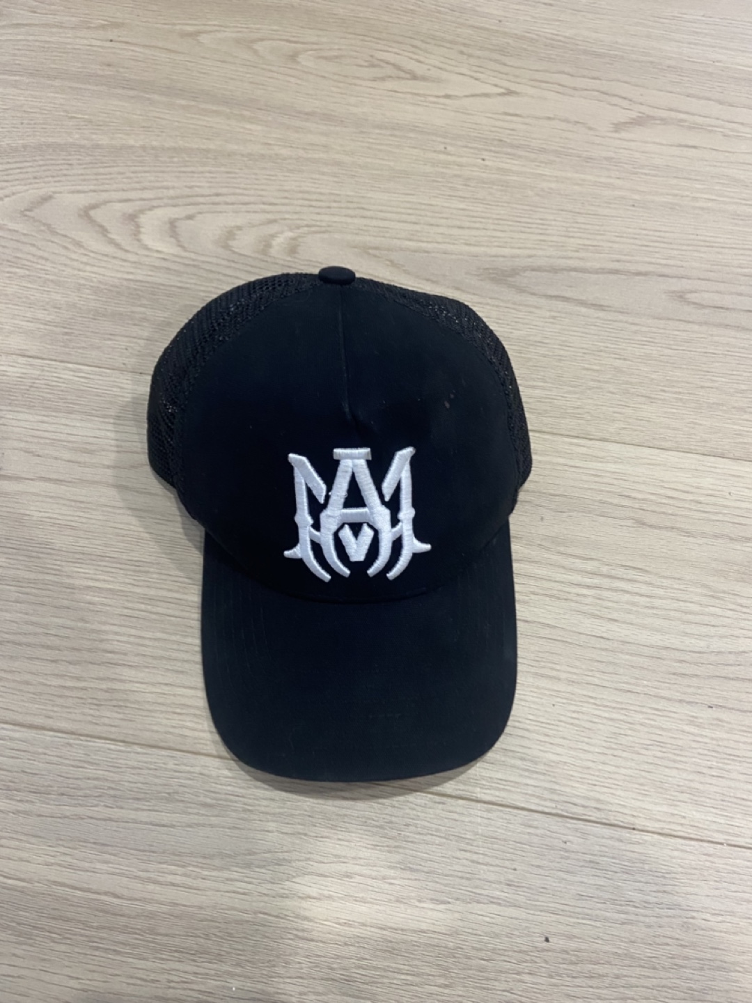 AMIRI Black Trucker Hat