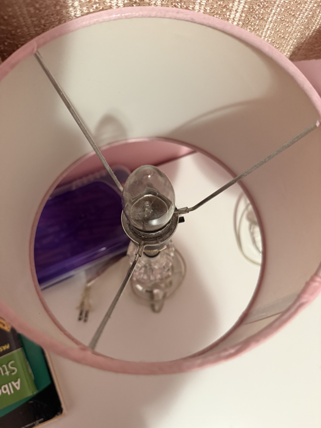 Pink Bedside Lamps - Set of 2 - photo 2