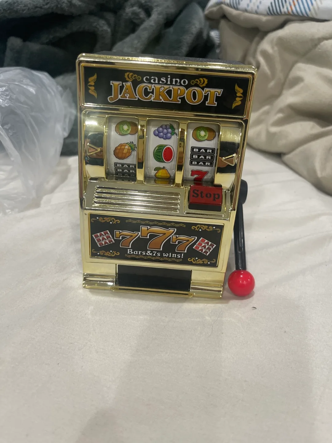 Casino Jackpot Slot Machine Bank thumbnail