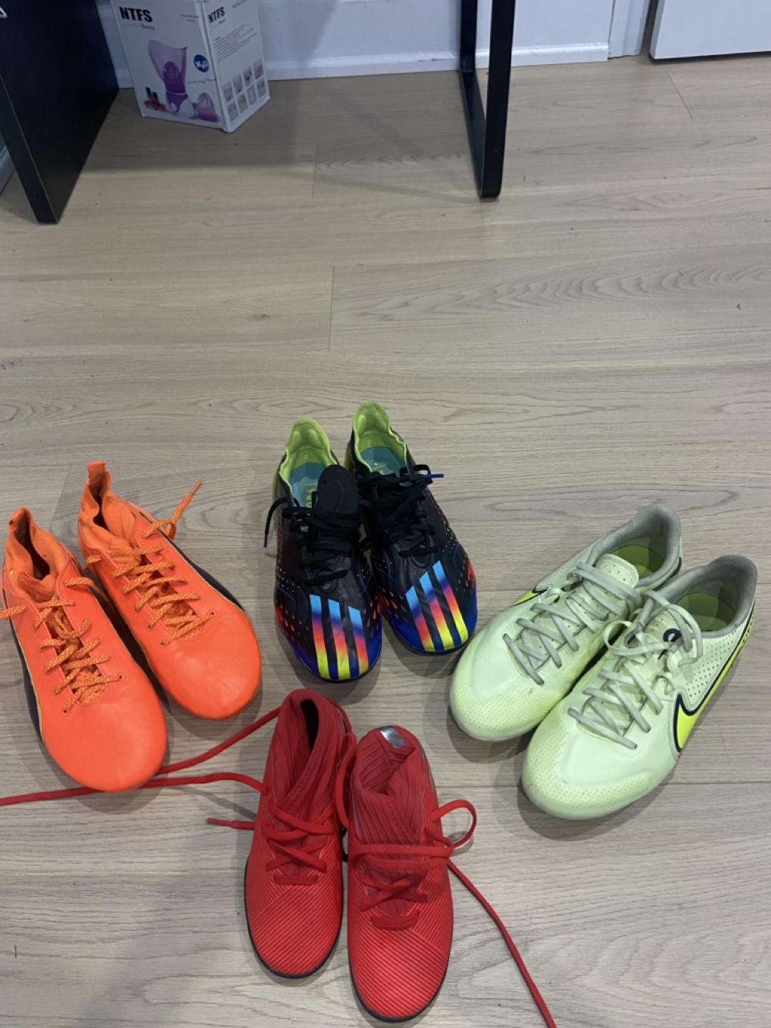 Mixed Soccer Cleats Bundle - Nike, Adidas, Puma