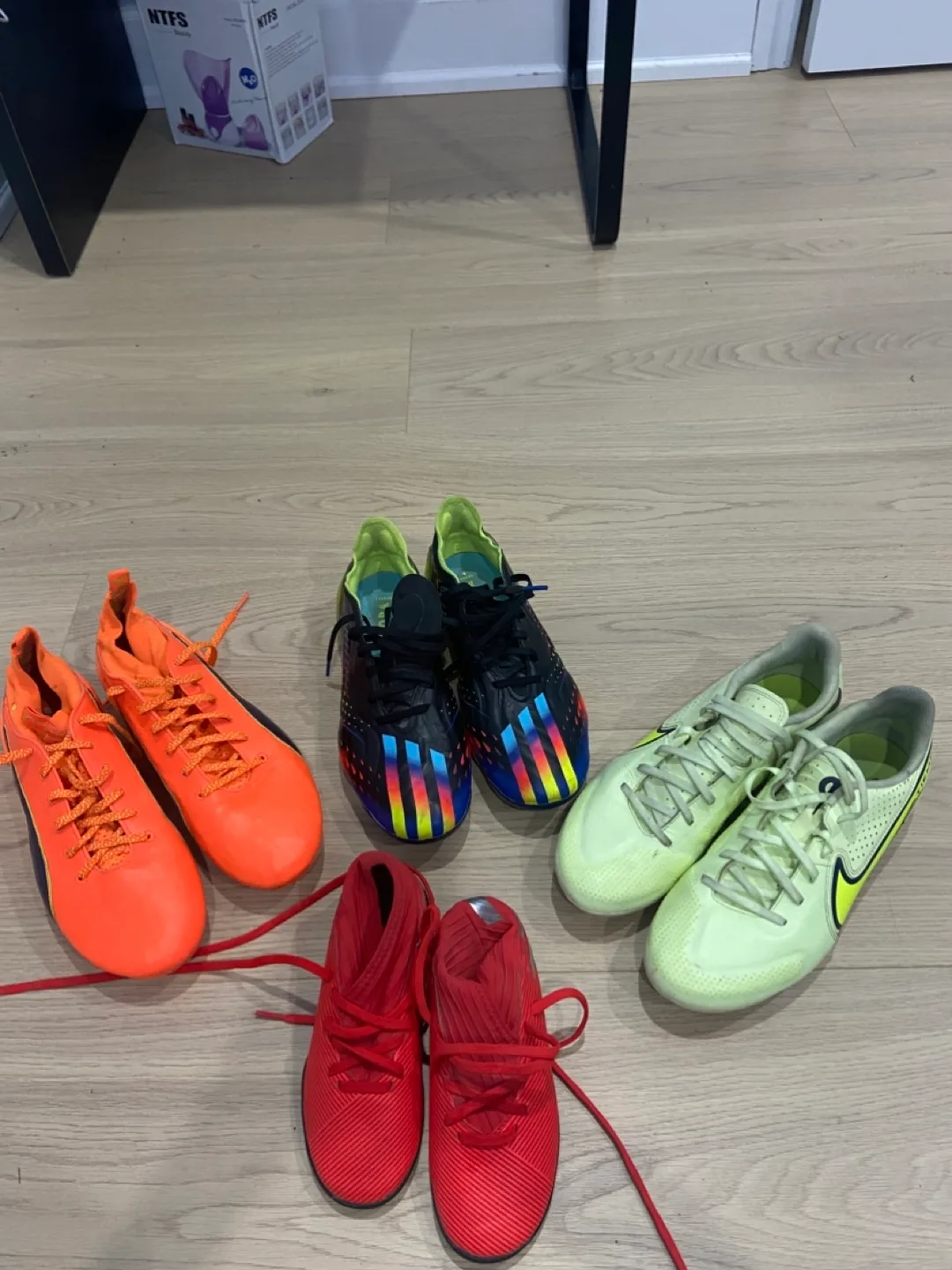Mixed Soccer Cleats Bundle - Nike, Adidas, Puma thumbnail
