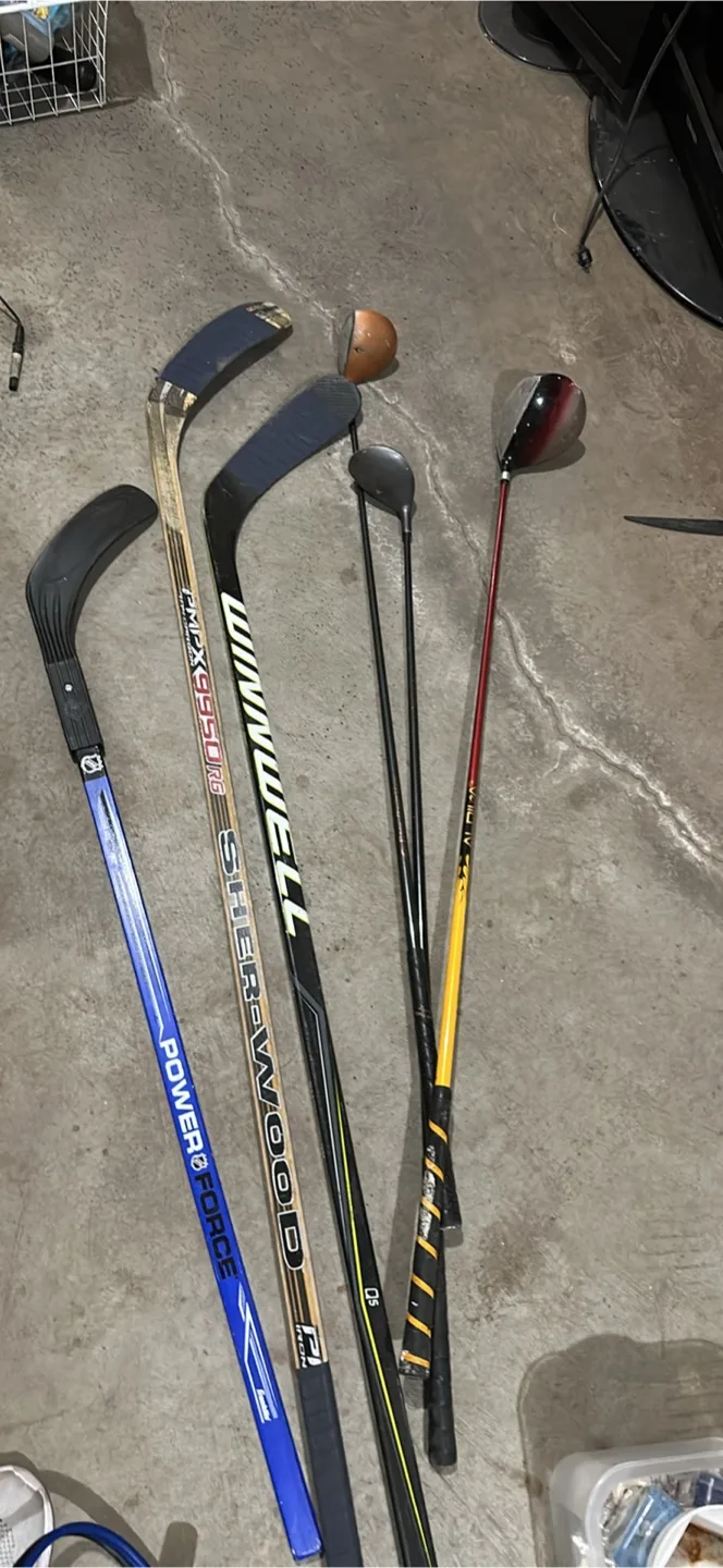Hockey Sticks and Golf Clubs Bundle thumbnail