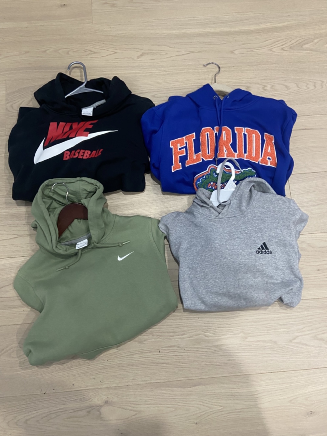 Nike, Adidas, Florida Hoodies