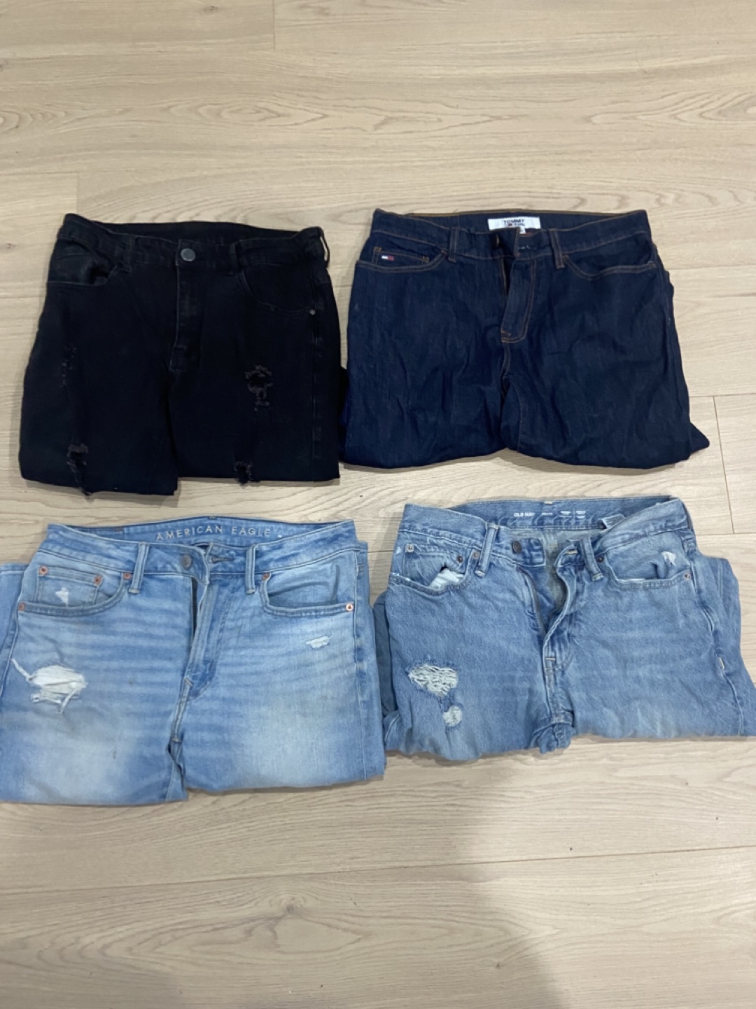 Jeans - Tommy Hilfiger, American Eagle, Old Navy