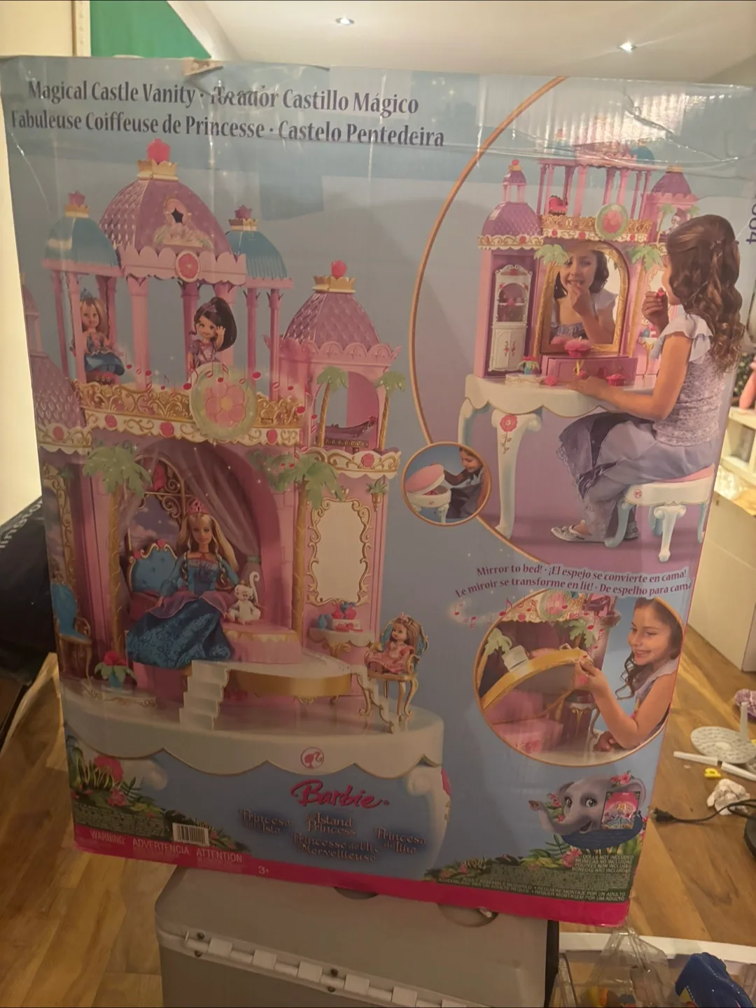 Barbie Island Princess Magical Castle Vanity image indicator(2)
