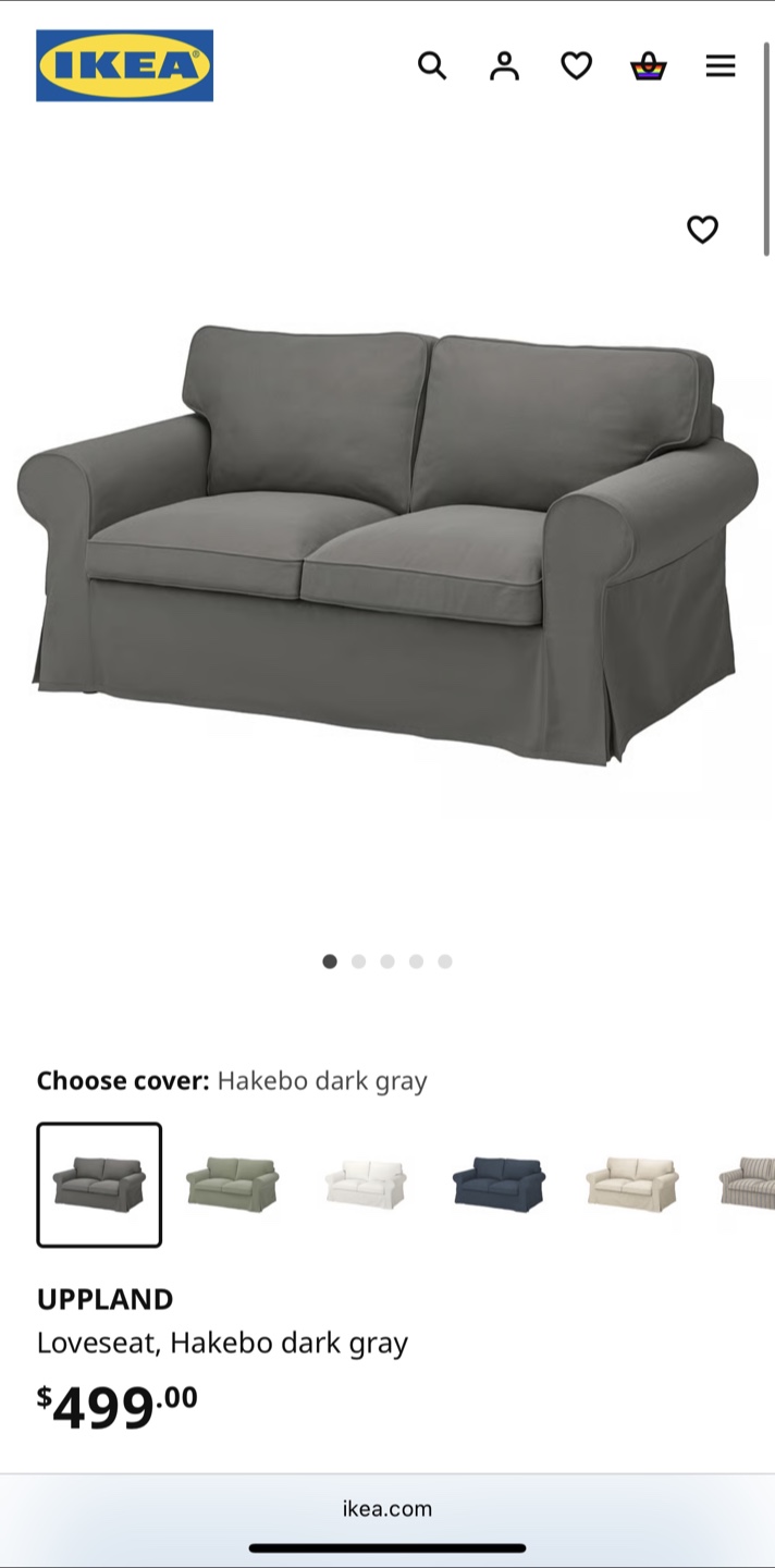 IKEA Uppland Loveseat - photo 3