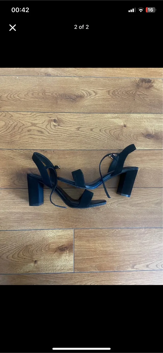 Black Strappy Heels thumbnail