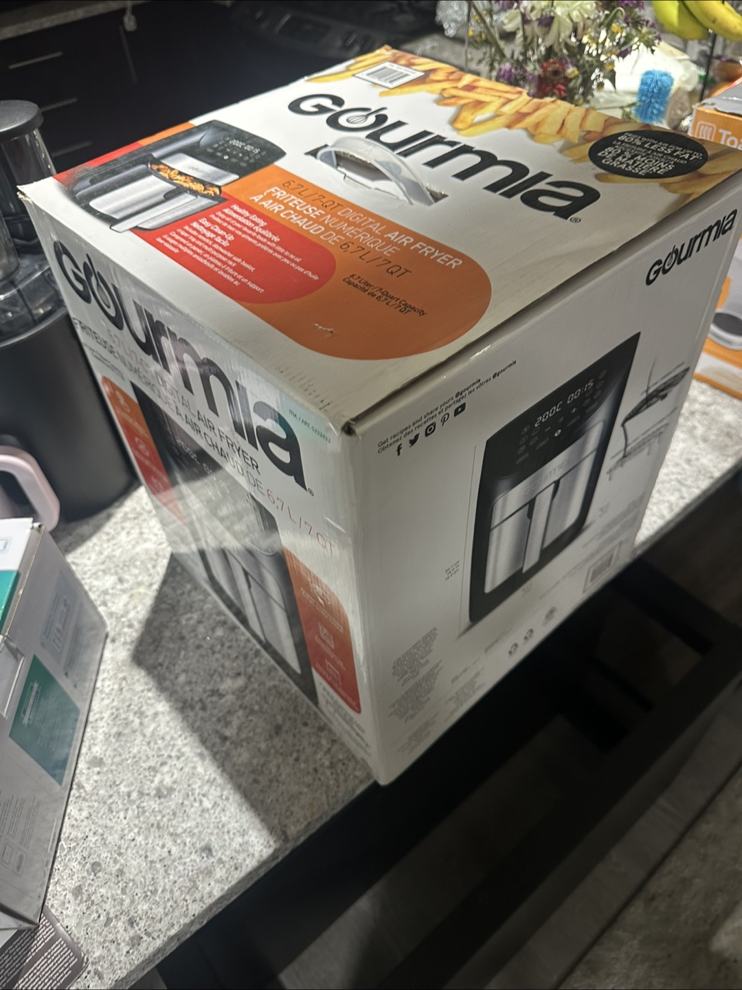 Gourmia 6.7L/7QT Digital Air Fryer - New in Box! - photo 3