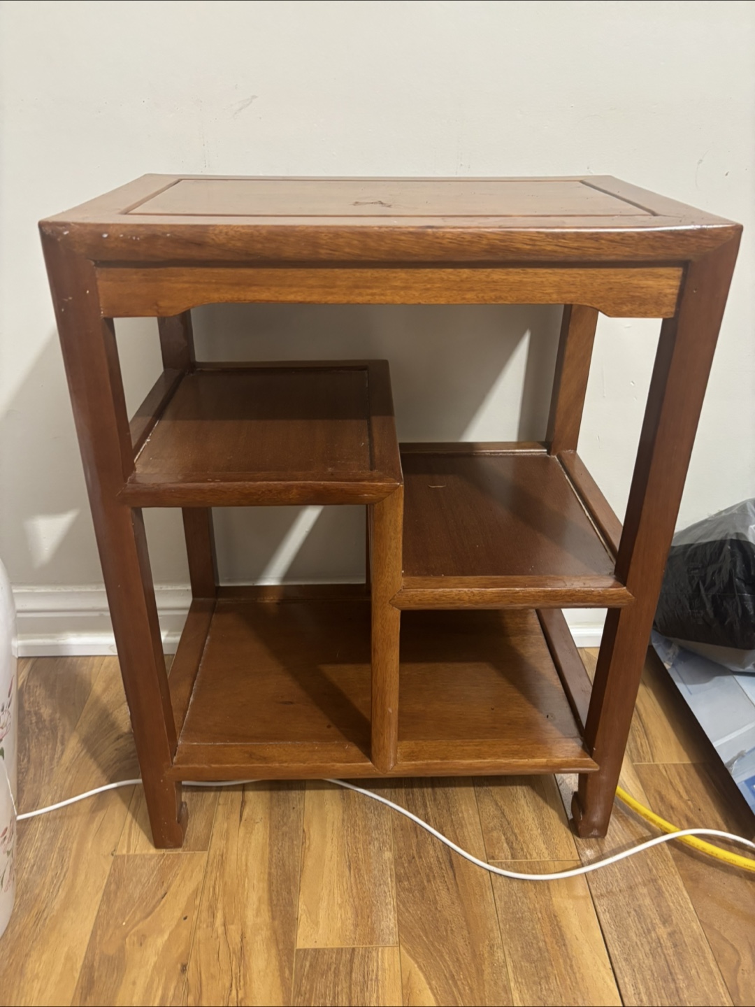 Wooden Tiered Side Table - photo 2