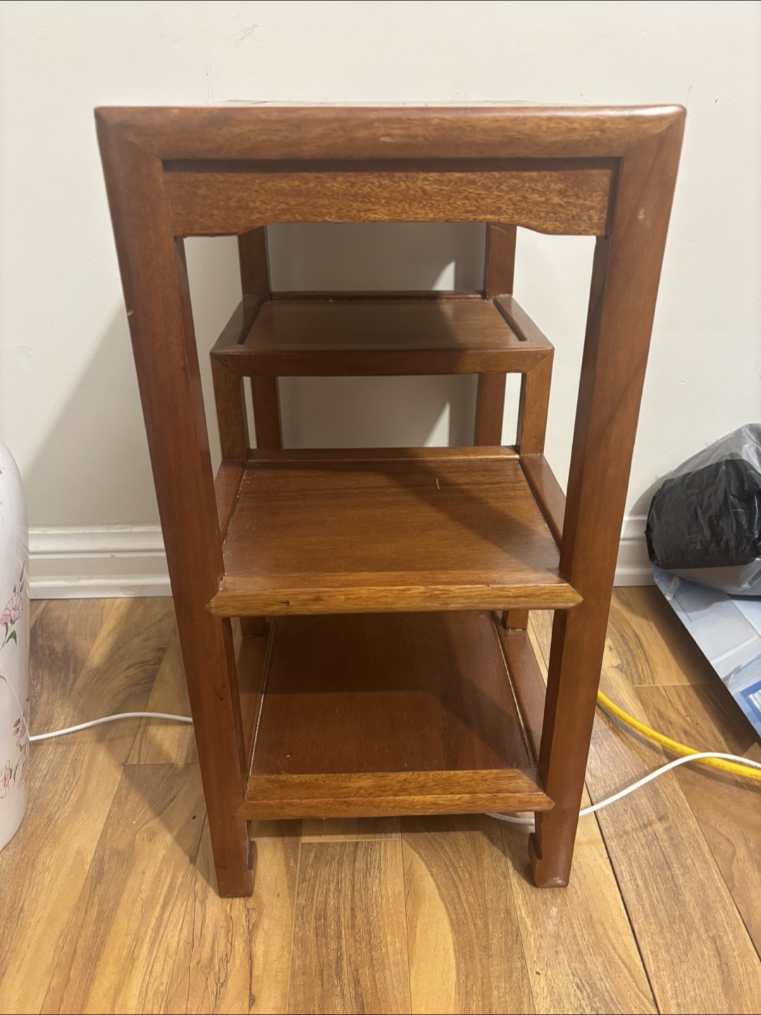 Wooden Tiered Side Table
